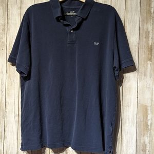 Vineyard vine mens polo dark blue size XL short sleeve polo.